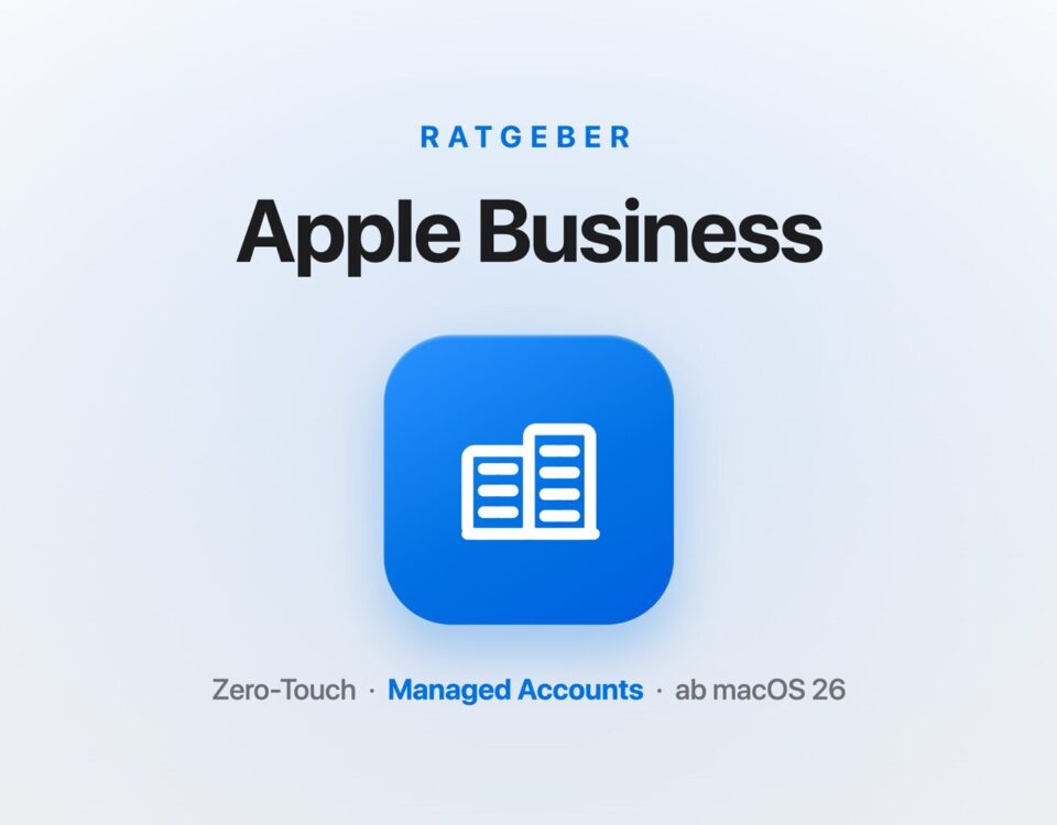 Unser Apple-Standard: Apple Business, NinjaOne und SentinelOne für startklare, sichere Geräte
