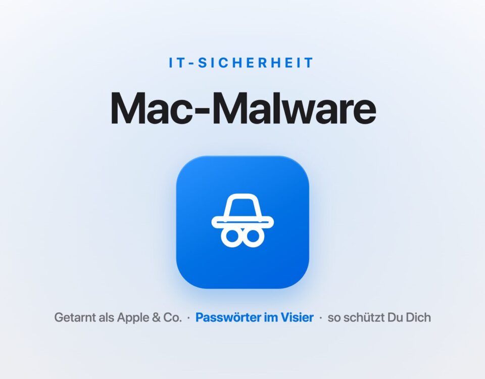 Neue Mac-Malware tarnt sich als Apple, Google und Microsoft