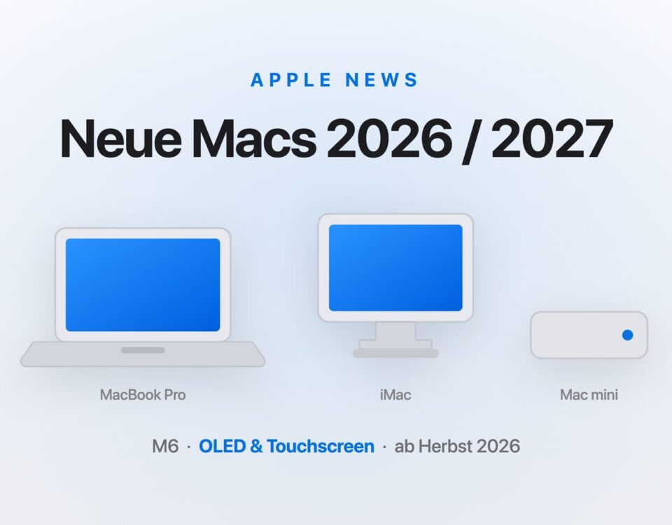 Neue Macs 2026/2027: Apples Fahrplan für MacBook, iMac und Mac mini im Überblick