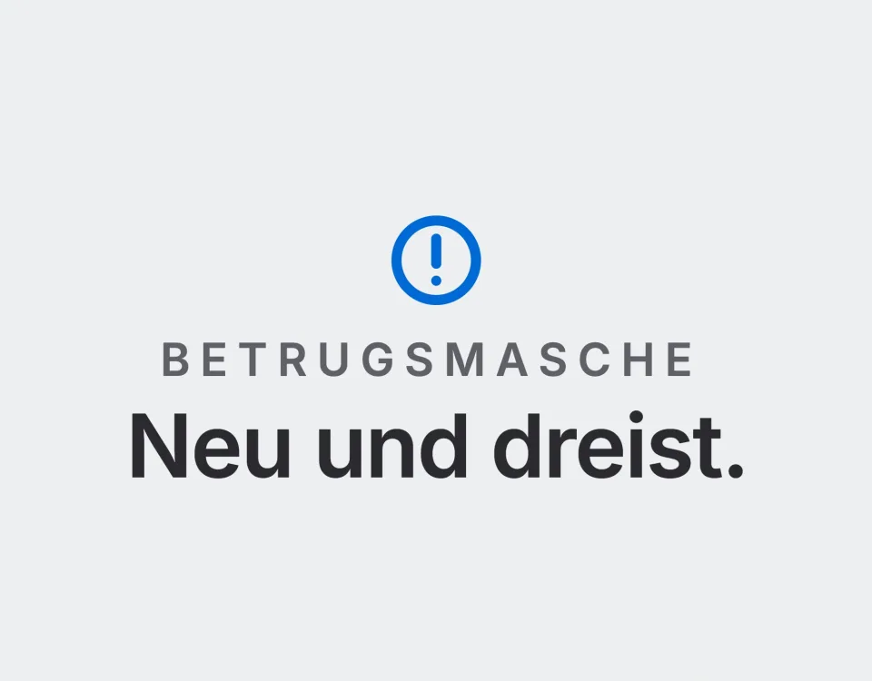 Betrugsmasche: Neu und dreist. Landtwing Informatik, 2026