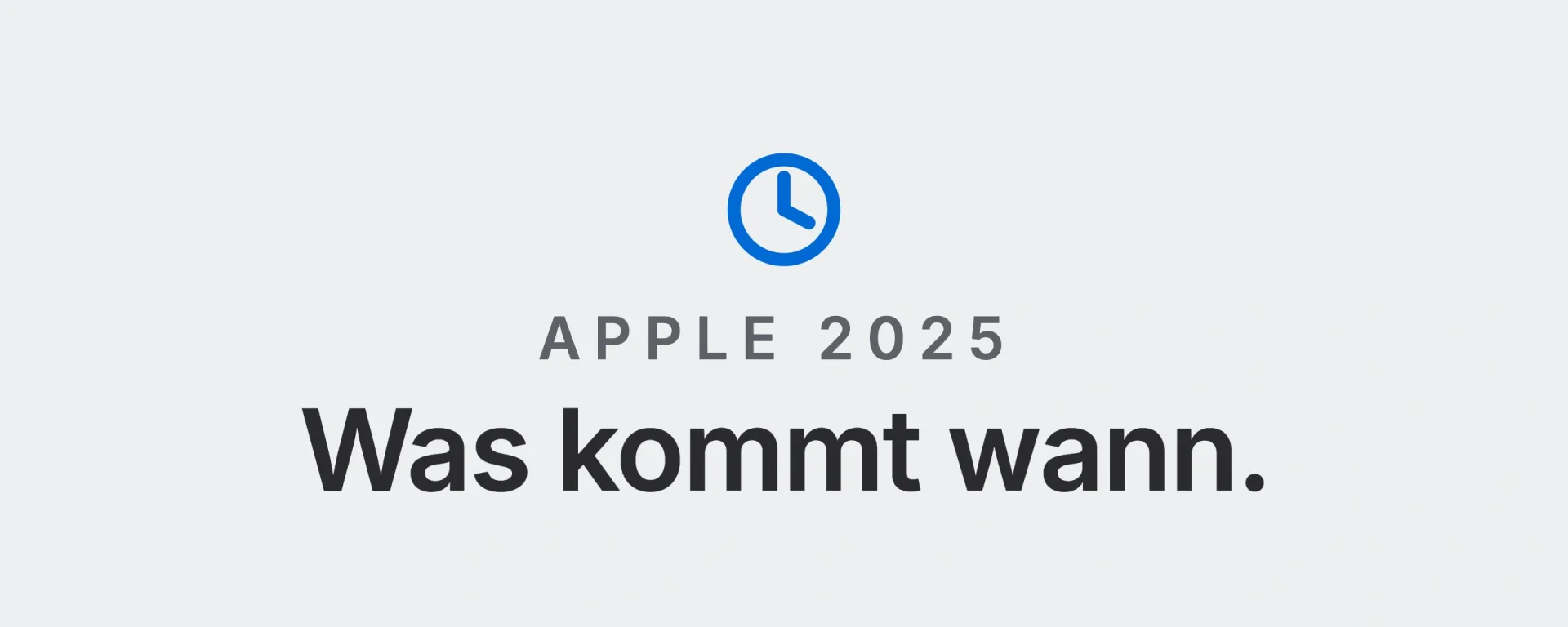 Apple 2025: Was kommt wann. Landtwing Informatik, 2026