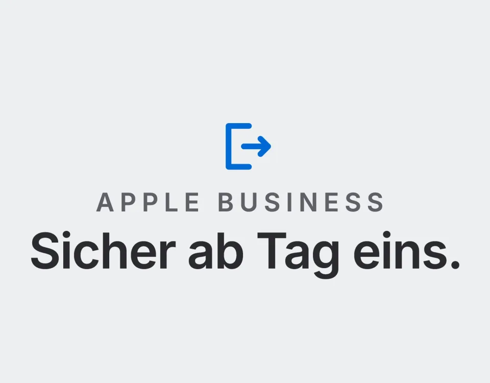 Apple Business: Sicher ab Tag eins. Landtwing Informatik, 2026