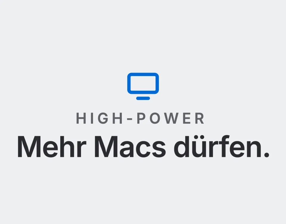 High-Power: Mehr Macs dürfen. Landtwing Informatik, 2026