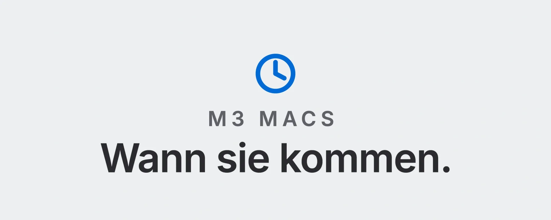 M3 Macs: Wann sie kommen. Landtwing Informatik, 2026