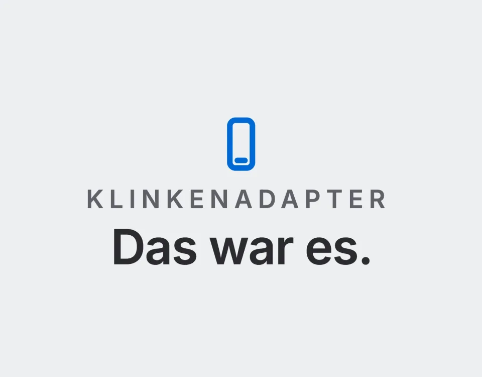 Klinkenadapter: Das war es. Landtwing Informatik, 2026