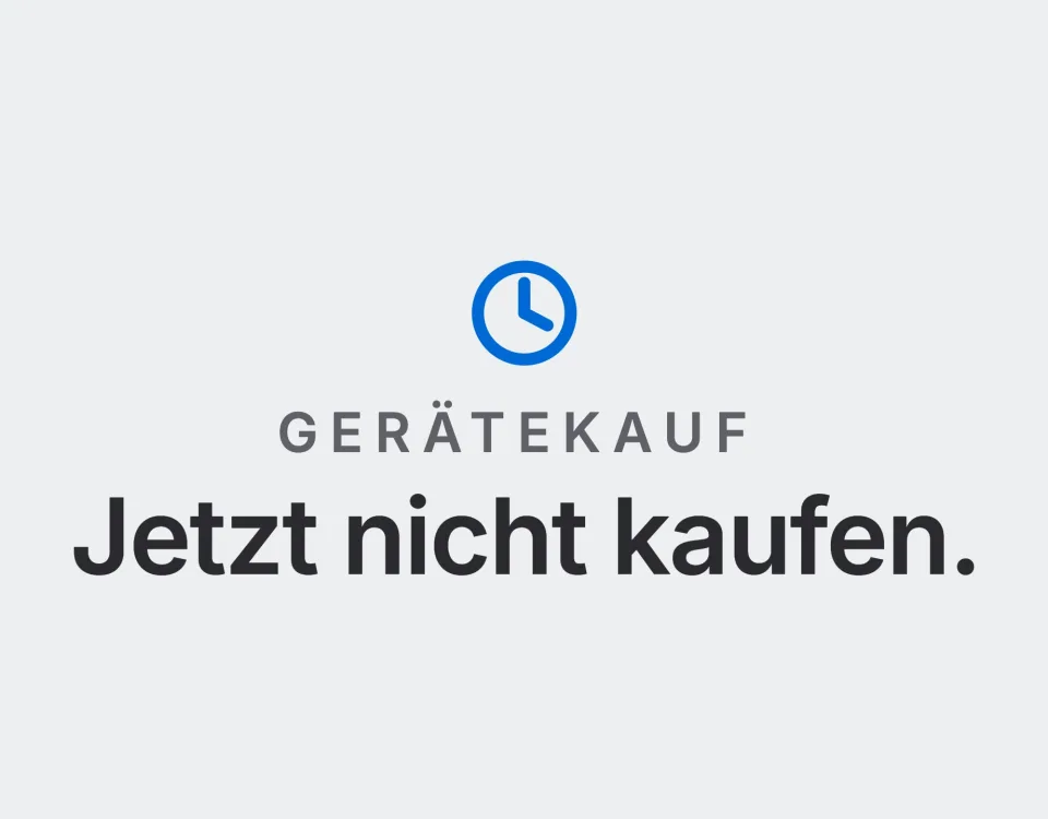 Gerätekauf: Jetzt nicht kaufen. Landtwing Informatik, 2026
