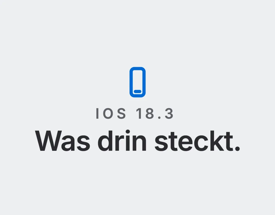 iOS 18.3: Was drin steckt. Landtwing Informatik, 2026