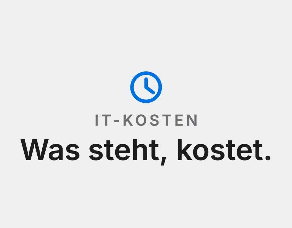IT-Kosten im KMU: So rechnest Du Reparieren gegen Verwalten