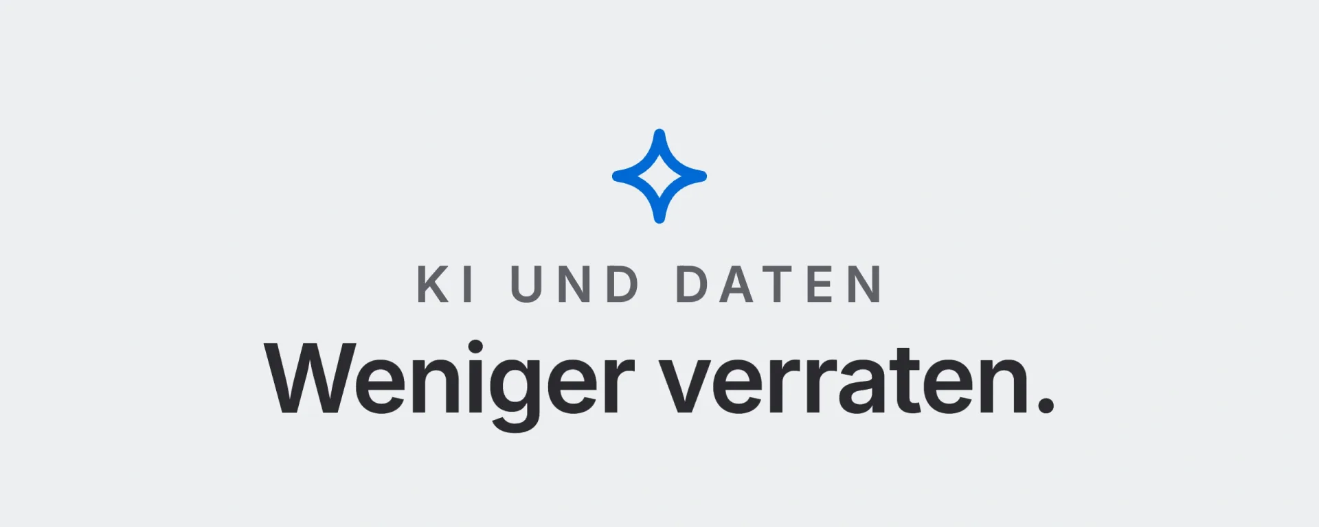 KI und Daten: Weniger verraten. Landtwing Informatik, 2026