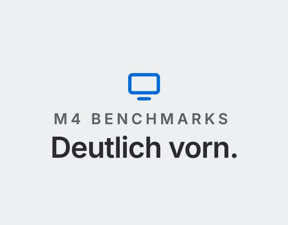 M4 Benchmarks: Deutlich vorn. Landtwing Informatik, 2026