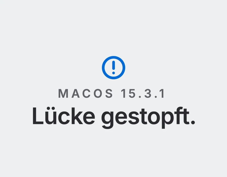 macOS 15.3.1: Lücke gestopft. Landtwing Informatik, 2026