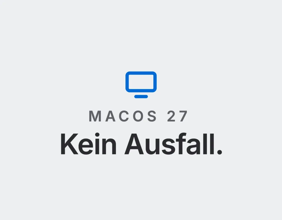 macOS 27 im Betrieb, Systemupdate ohne Ausfall, 14. September 2026