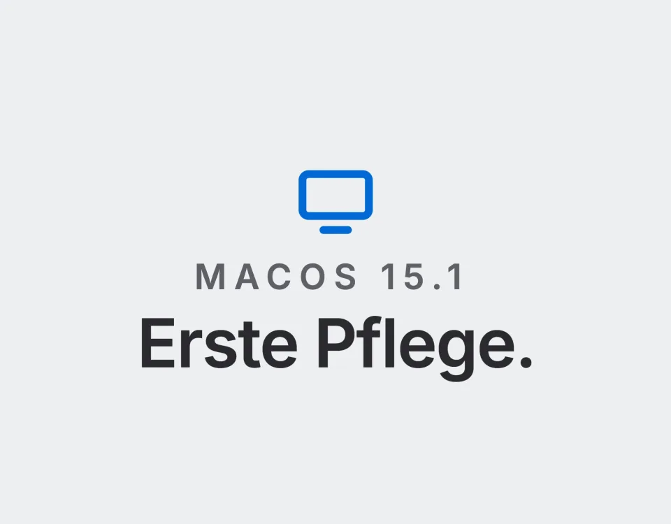 macOS 15.1: Erste Pflege. Landtwing Informatik, 2026