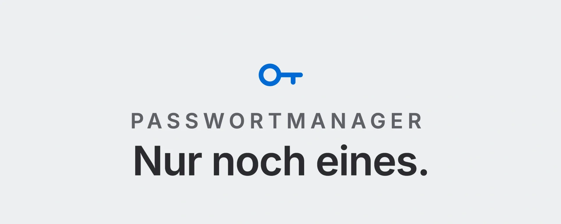 Passwortmanager: Nur noch eines. Landtwing Informatik, 2026