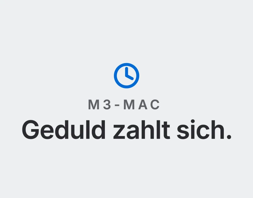M3-Mac: Geduld zahlt sich. Landtwing Informatik, 2026
