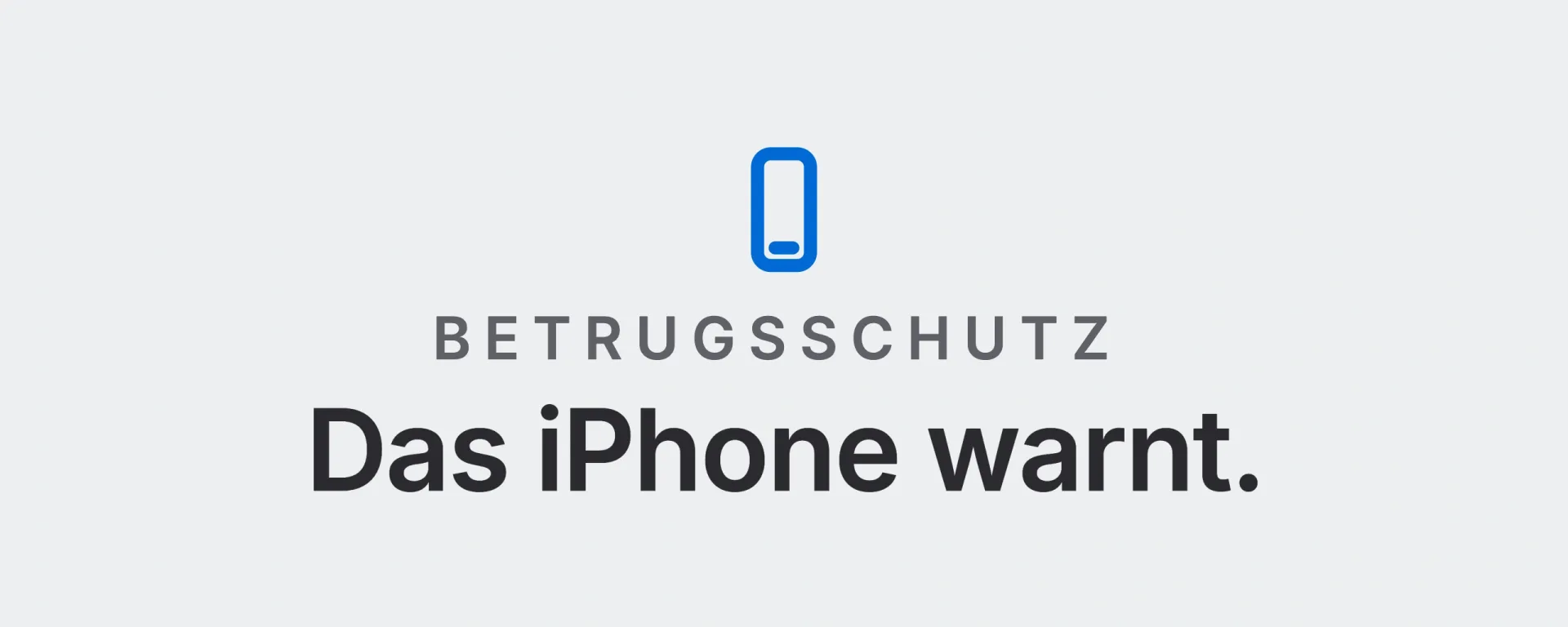Betrugsschutz: Das iPhone warnt. Landtwing Informatik, 2026